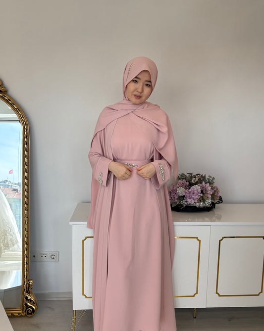 Rose Model Abaya